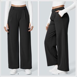 Halara Athleasure HaloTek Air™ High Waisted Side Pocket Straight Leg Work Pants